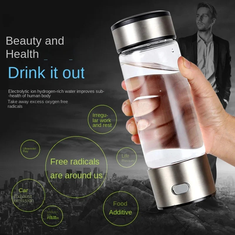 Hydrogen Infuser Water Bottle